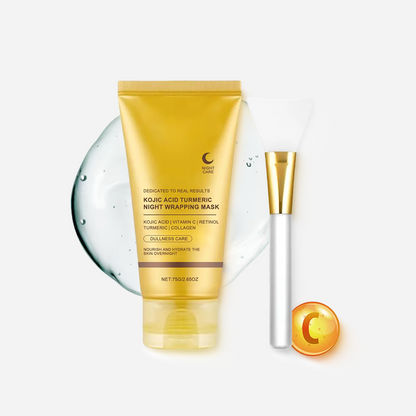 Reveal your glow overnight with Kojic Acid Turmeric Wrap